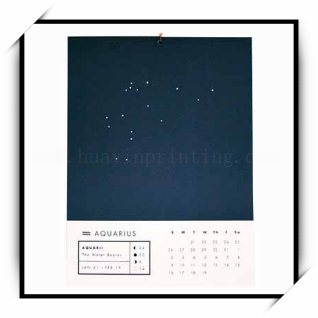 China Printer Custom Wall Calendar Printing