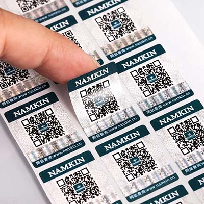 QR code sticker printing china