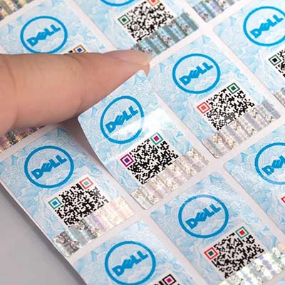 custom variable QR code sticker printing with low cost