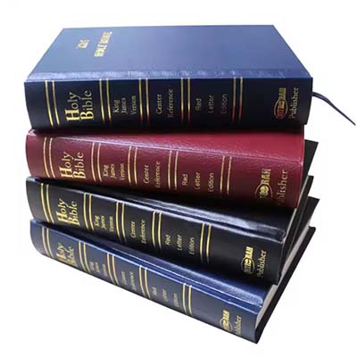 custom bible book printing service in China