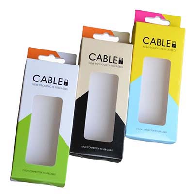 custom paper box with hanger