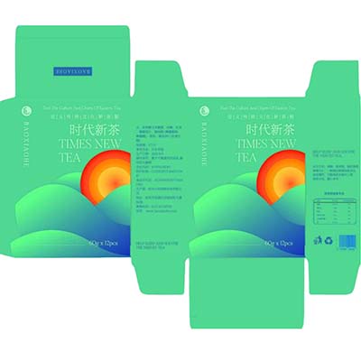 custom 2 tuck end paper box printing with low cost