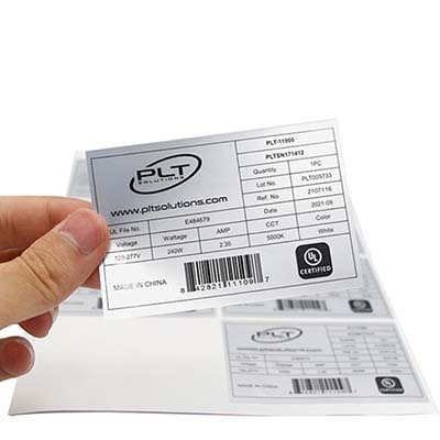 custom certification label