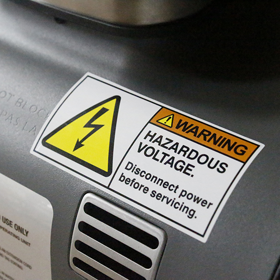 custom durable label stickers