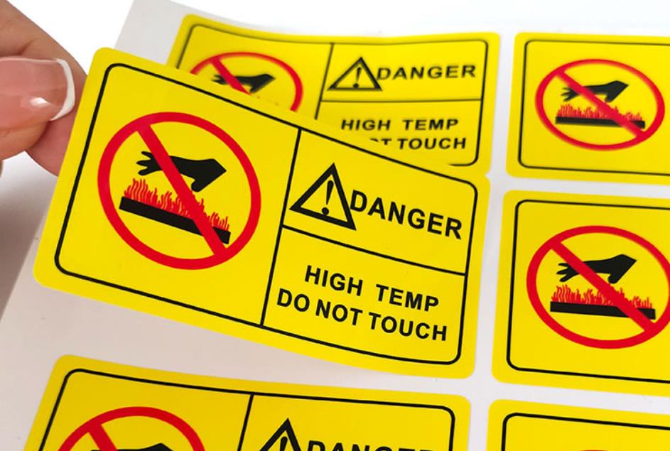 custom high temperature resistant stickers