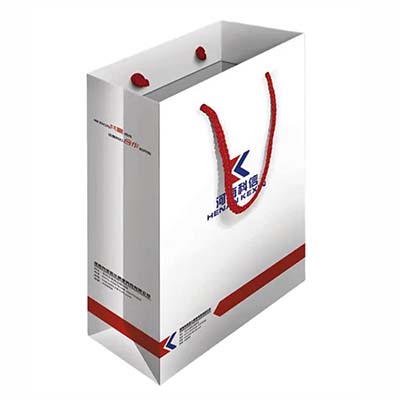low cost custom white cardboard paper bag