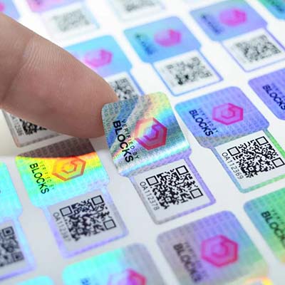 laser security label printing