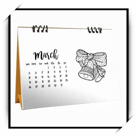 Good Quality Custom Desk Calendar Printing